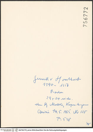 Rückseite von bh756772_recto