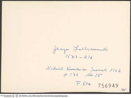 Rückseite von bh756949_recto