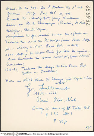 Rückseite von bh756952_recto