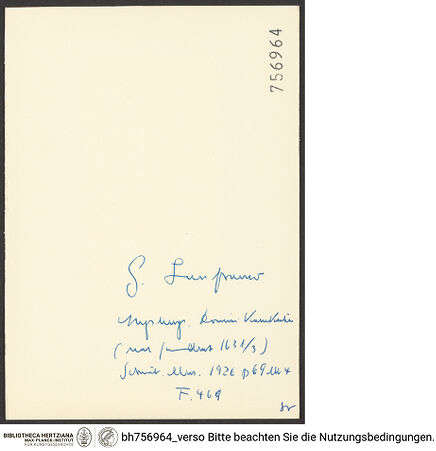 Rückseite von bh756964_recto
