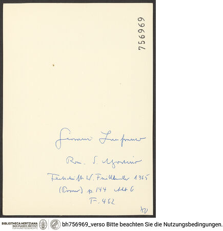 Rückseite von bh756969_recto