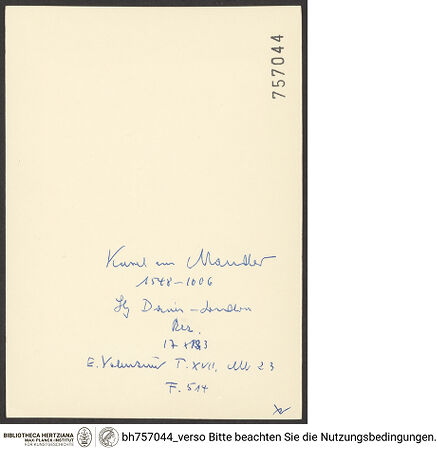 Rückseite von bh757044_recto