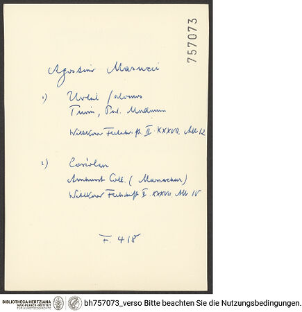 Rückseite von bh757073_recto