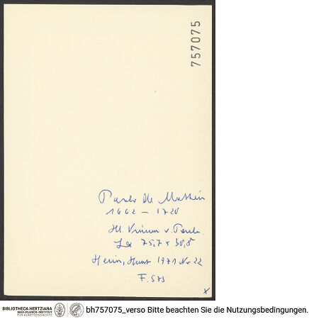 Rückseite von bh757075_recto