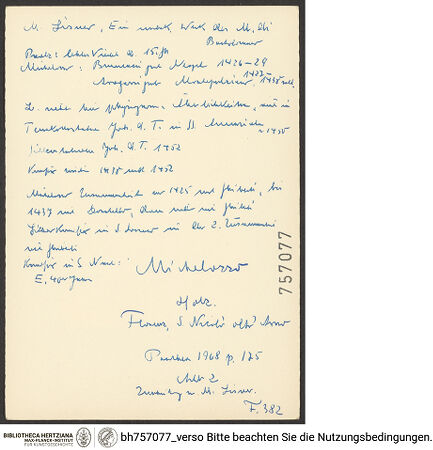 Rückseite von bh757077_recto