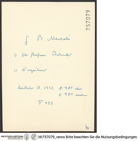 Rückseite von bh757079_recto