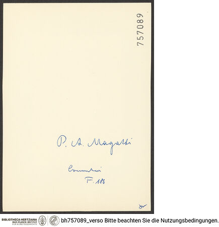 Rückseite von bh757089_recto