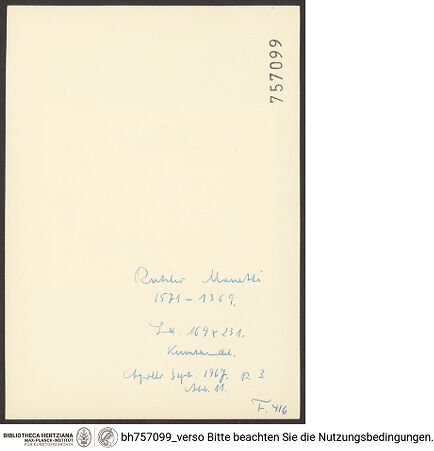 Rückseite von bh757099_recto