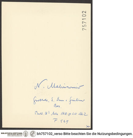 Rückseite von bh757102_recto