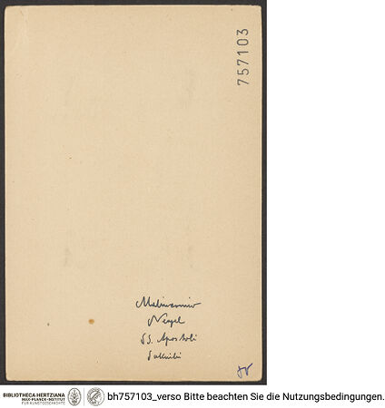Rückseite von bh757103_recto