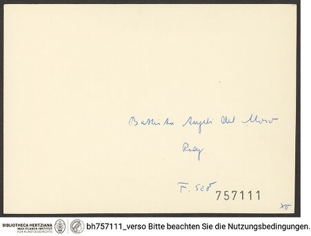 Rückseite von bh757111_recto