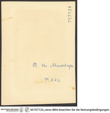 Rückseite von bh757124_recto