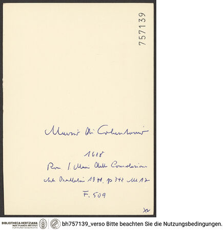 Rückseite von bh757139_recto