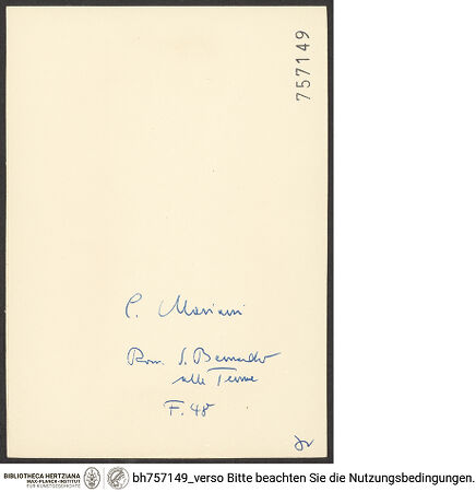 Rückseite von bh757149_recto