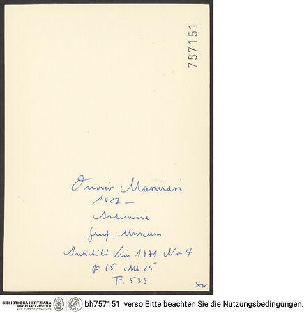 Rückseite von bh757151_recto