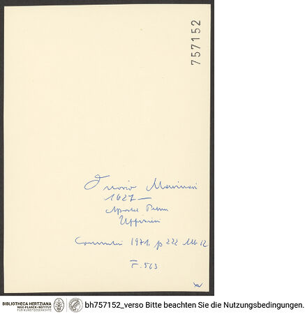 Rückseite von bh757152_recto