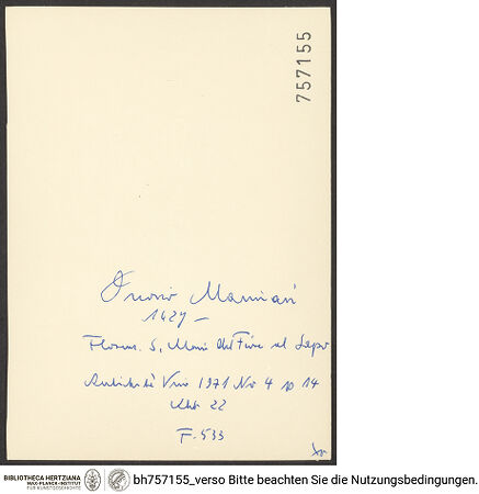 Rückseite von bh757155_recto