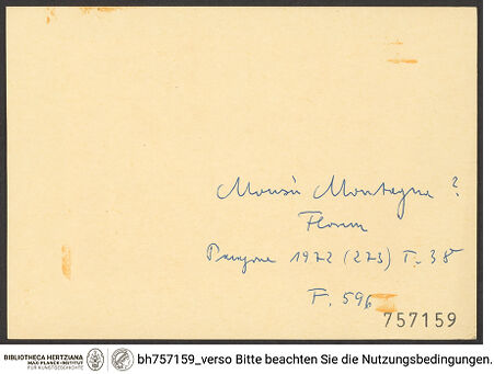 Rückseite von bh757159_recto