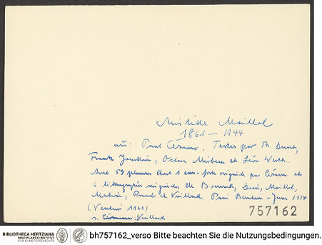 Rückseite von bh757162_recto