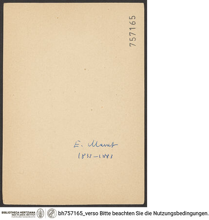 Rückseite von bh757165_recto