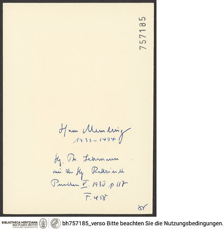 Rückseite von bh757185_recto