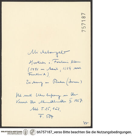 Rückseite von bh757187_recto