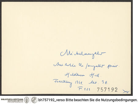 Rückseite von bh757192_recto