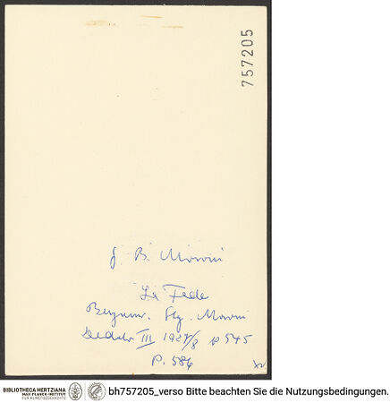 Rückseite von bh757205_recto