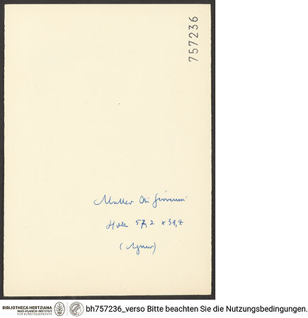 Rückseite von bh757236_recto