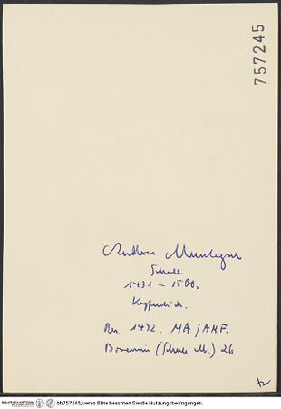 Rückseite von bh757245_recto