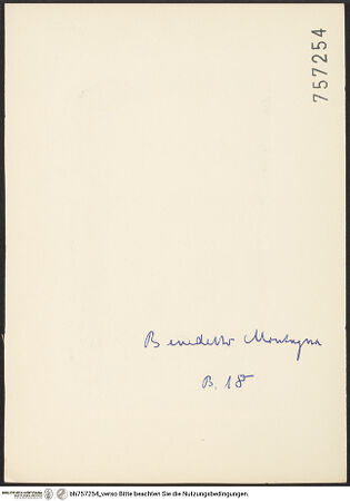 Rückseite von bh757254_recto