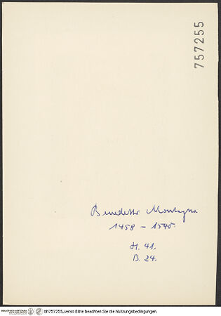 Rückseite von bh757255_recto