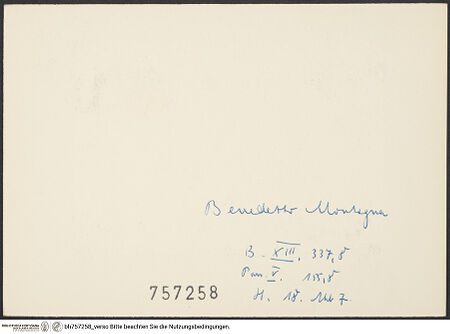 Rückseite von bh757258_recto