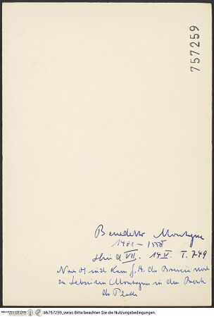 Rückseite von bh757259_recto