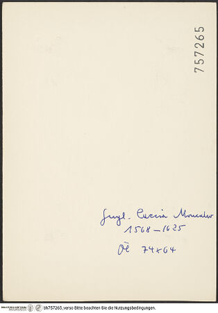 Rückseite von bh757265_recto