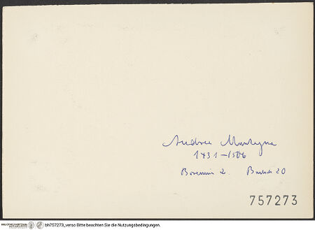 Rückseite von bh757273_recto