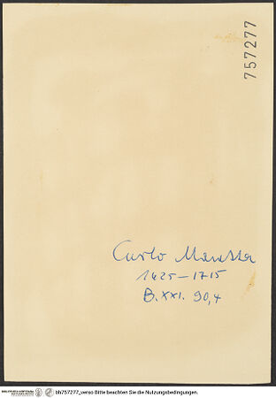 Rückseite von bh757277_recto