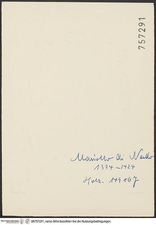 Rückseite von bh757291_recto