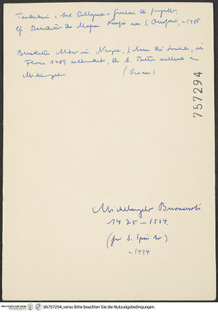 Rückseite von bh757294_recto