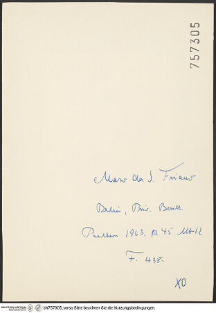 Rückseite von bh757305_recto