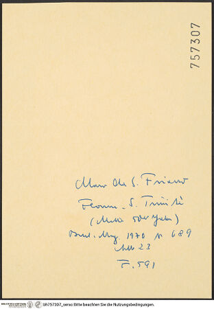 Rückseite von bh757307_recto