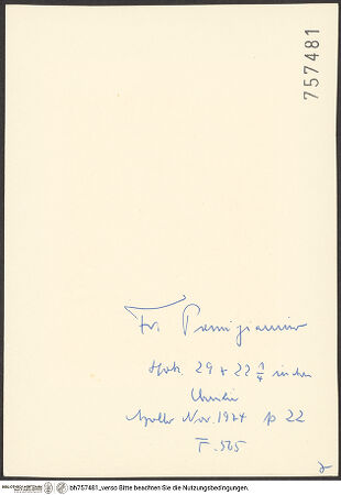 Rückseite von bh757481_recto