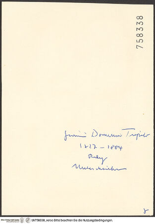 Rückseite von bh758338_recto