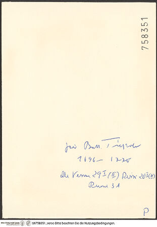 Rückseite von bh758351_recto