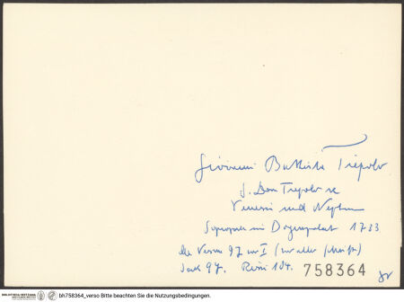 Rückseite von bh758364_recto