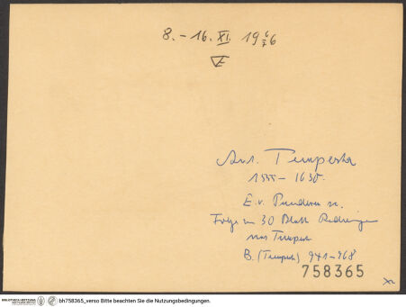 Rückseite von bh758365_recto