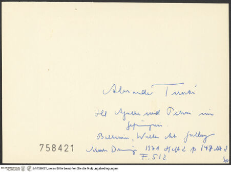 Rückseite von bh758421_recto