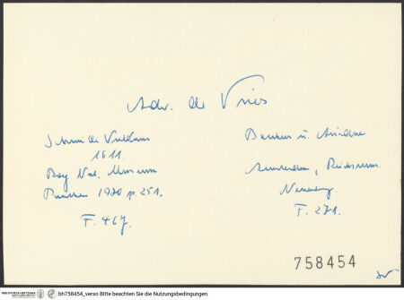 Rückseite von bh758454_recto