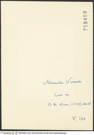 Rückseite von bh758459_recto