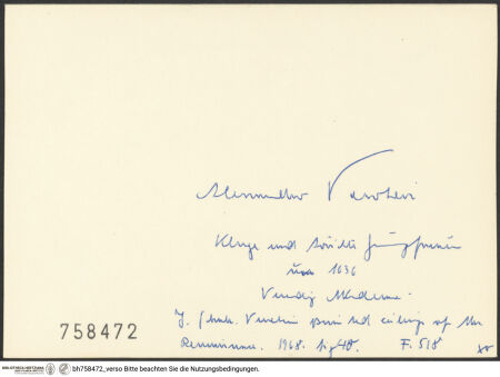 Rückseite von bh758472_recto